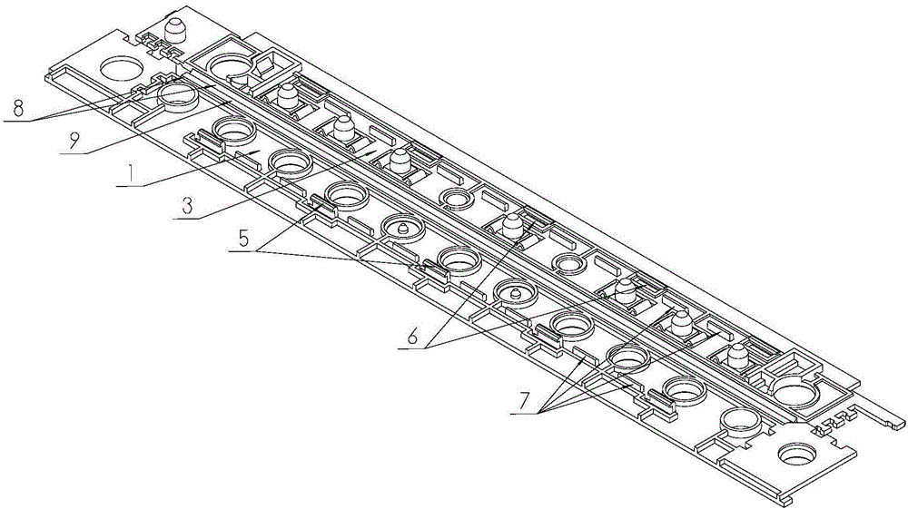 Clip connecting edge and connecting reinforcement