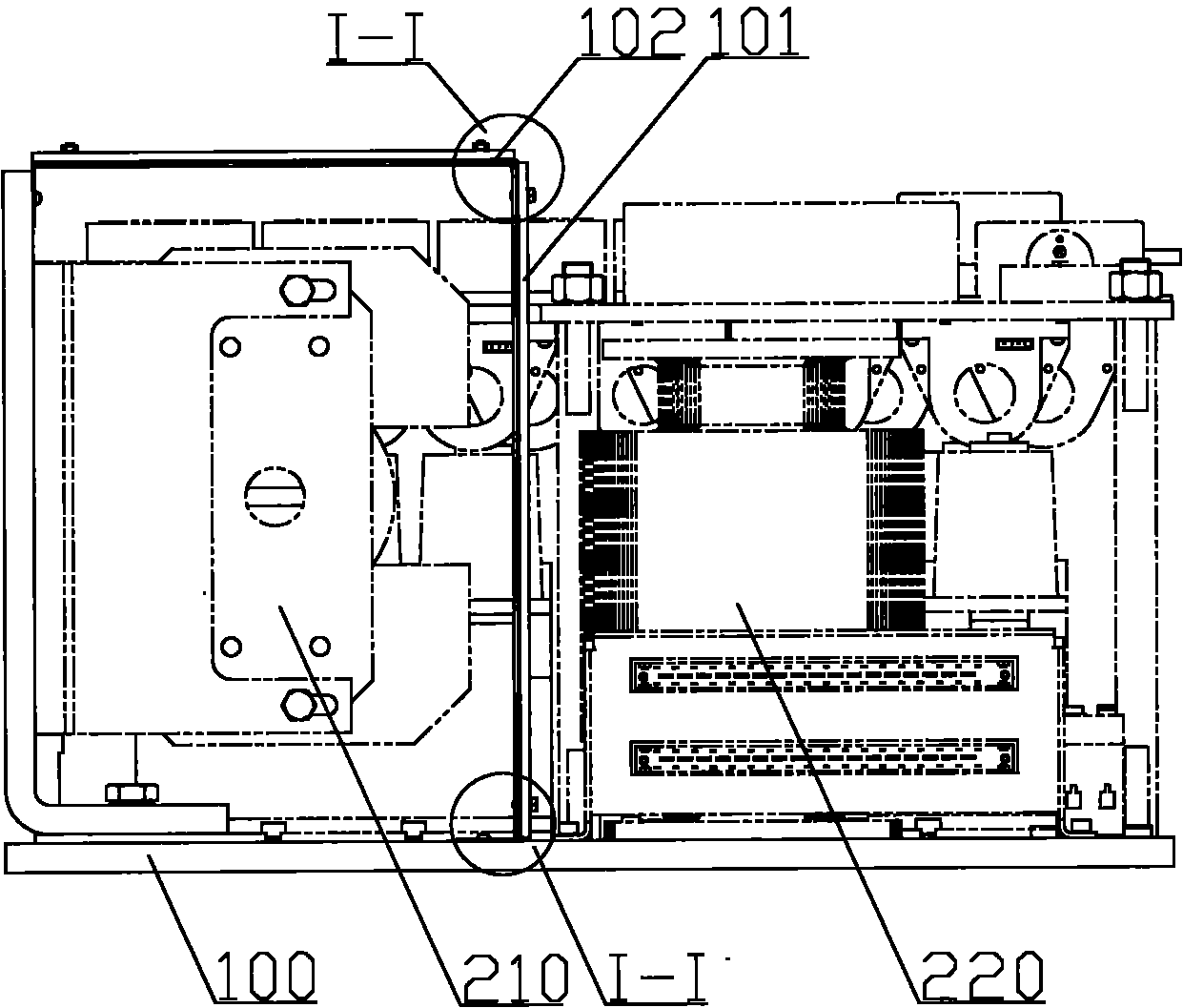 Electric cabinet of coal mining machine and coal mining machine with same