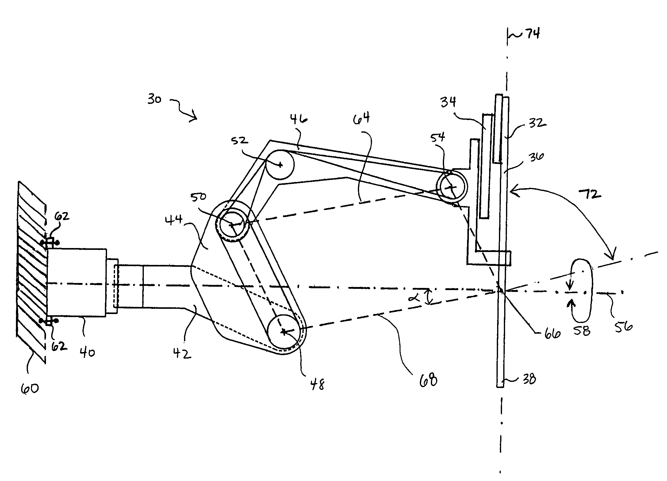 Offset remote center manipulator for robotic surgery