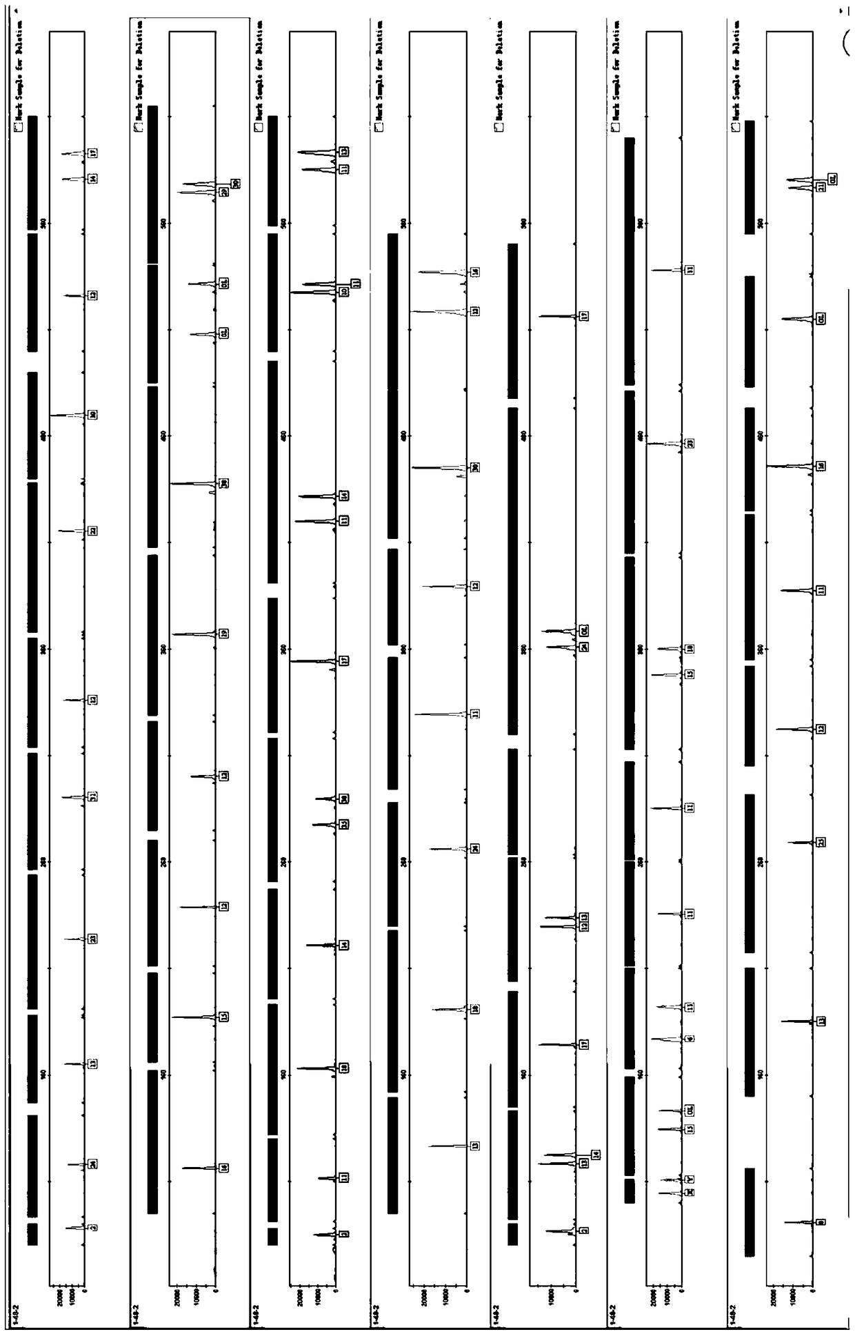 Multiplex amplification detection kit for detecting 60 loca of autosomes and Y-chromosomes simultaneously