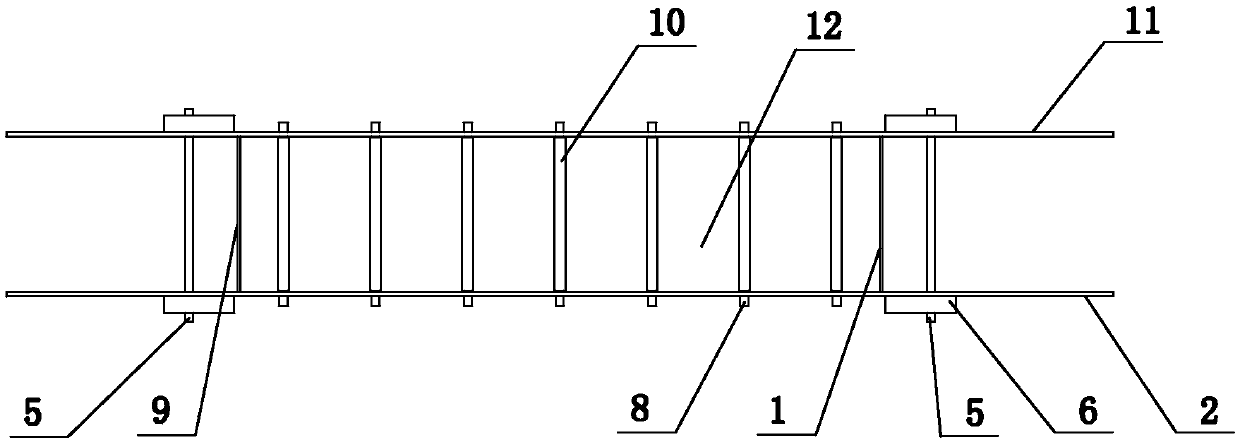 Production formwork for concrete prefabricated wallboard with hole and production method thereof