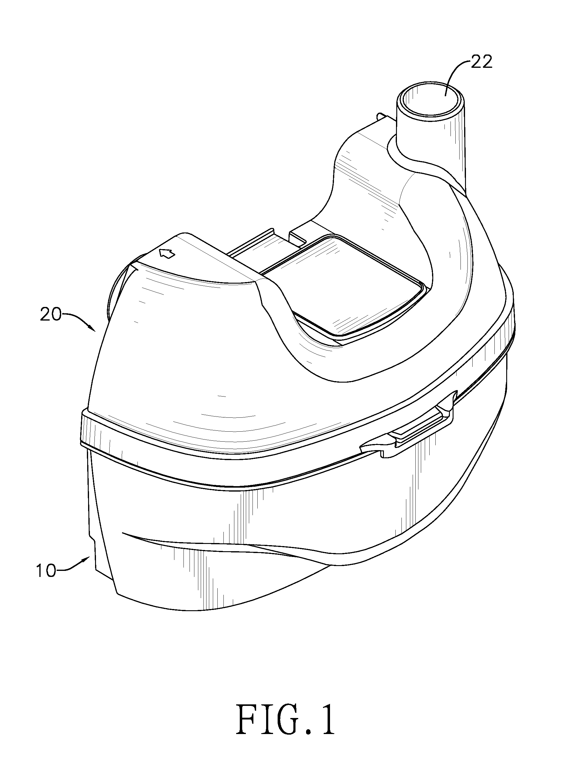 Water chamber for a respiratory therapy apparatus and a partition of the water chamber