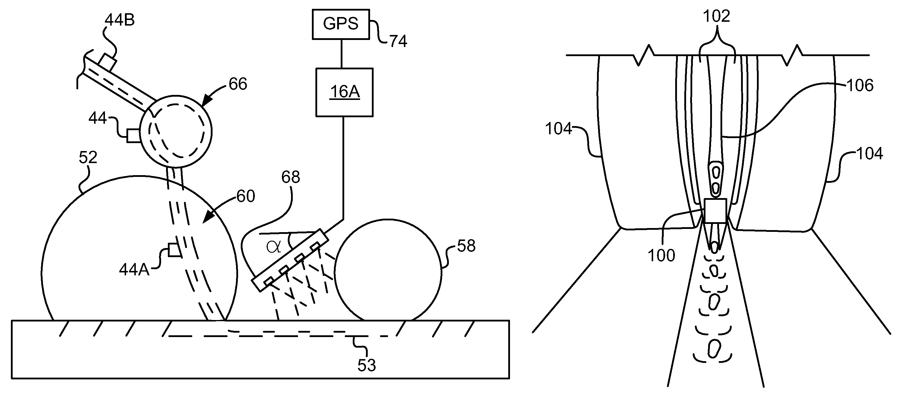 In-ground seed spacing monitoring system for use in an agricultural seeder