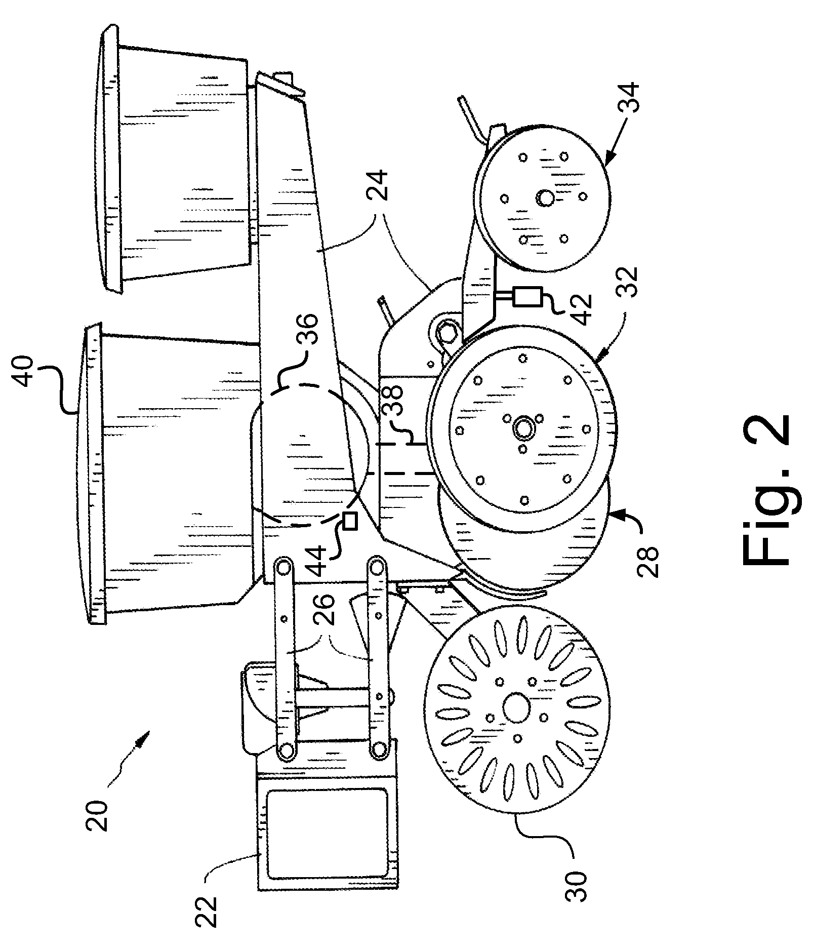 In-ground seed spacing monitoring system for use in an agricultural seeder