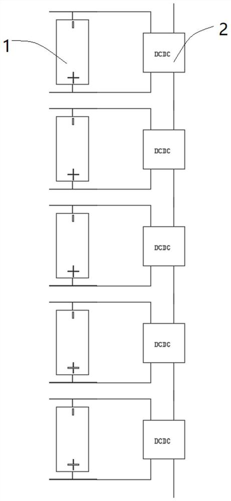 Connecting structure of solar photovoltaic string