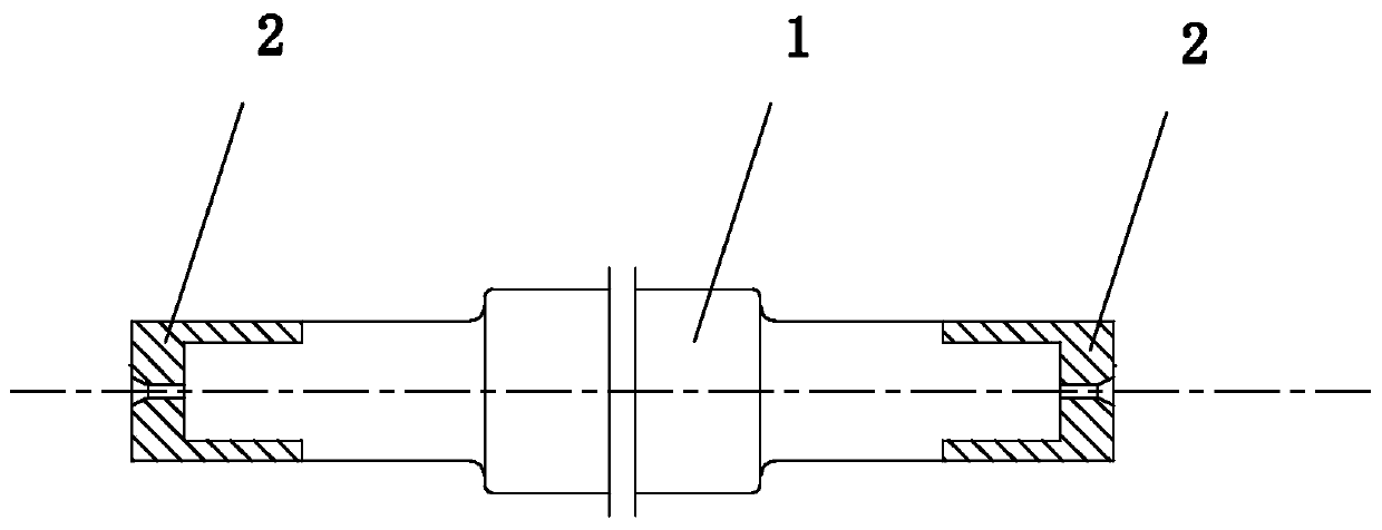 Special high-speed steel combination roll for cold-rolling high-strength automobile sheet and manufacturing method thereof