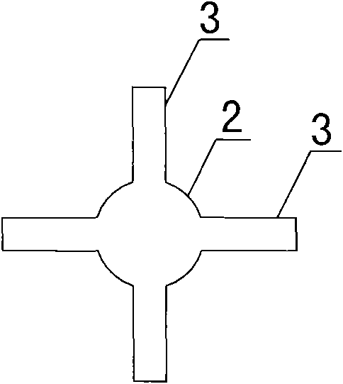 Wing-added hole-expanding pile and wing-added hole expander