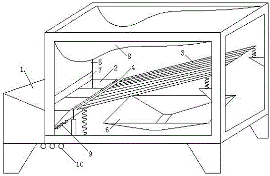 Lily fruit slice body separation machine