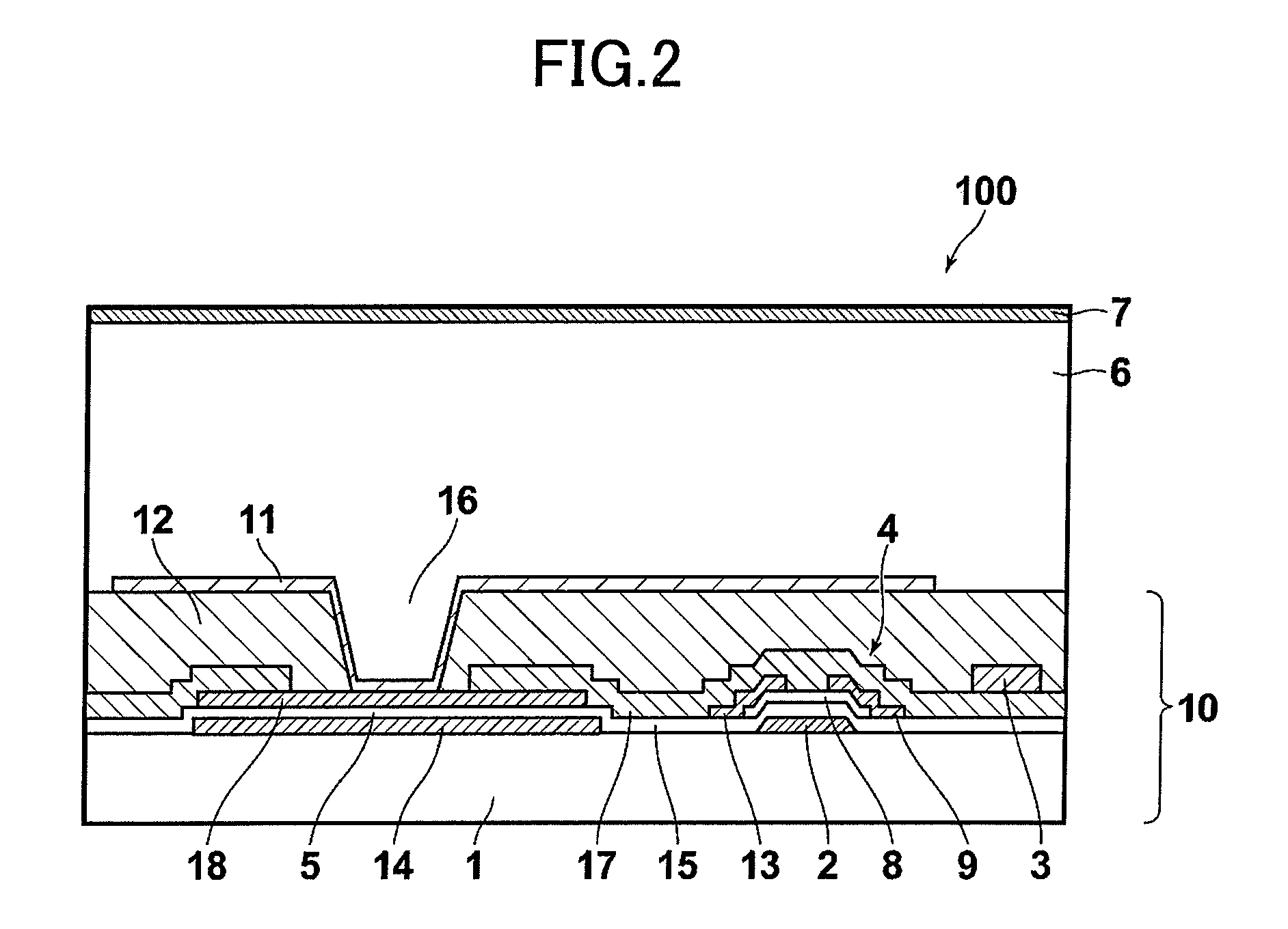 Image detector and radiation detecting system with separation of metal layers for bias, scan and data lines