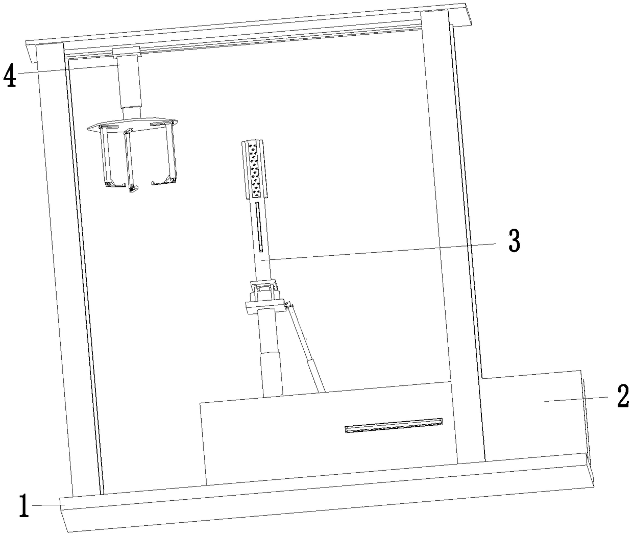 De-moulded paraffin treatment system of cavity mould for precision pressure casting