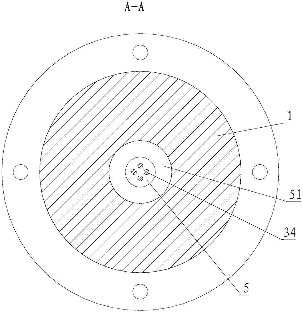 Device for automatic cable disengaging of underground robots