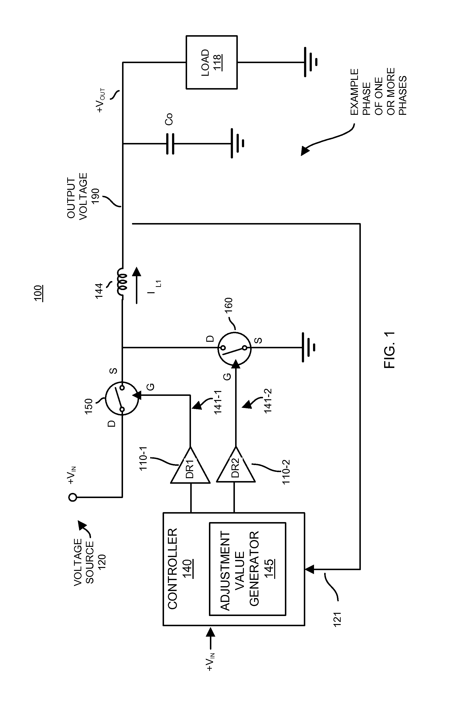 Control parameter adjustment in a discontinuous power mode