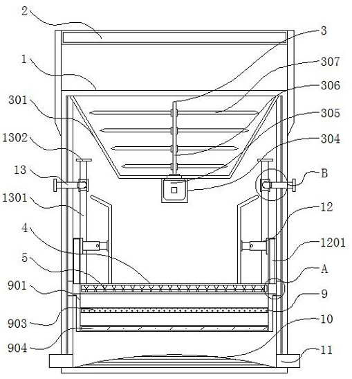 Environment-friendly trash bin with solid-liquid separation structure and convenient to clean