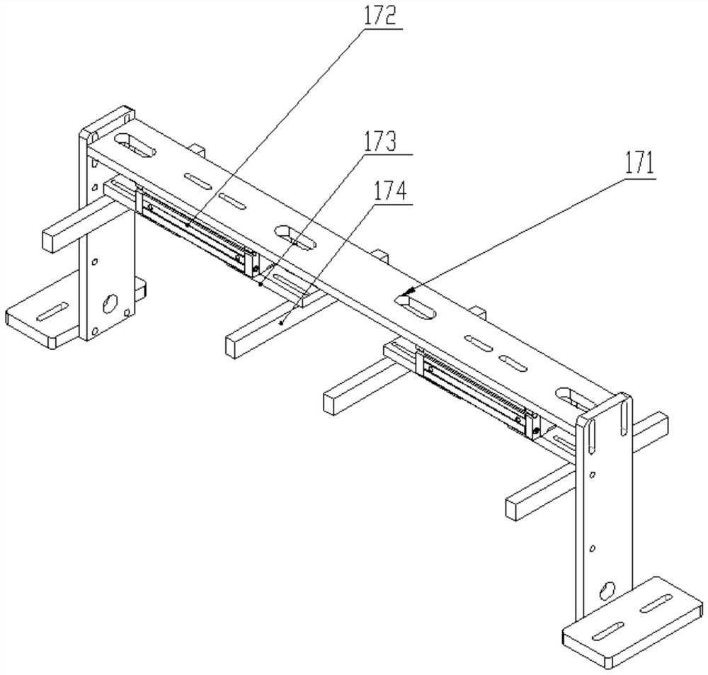 Solar cell production line track transfer and patching device