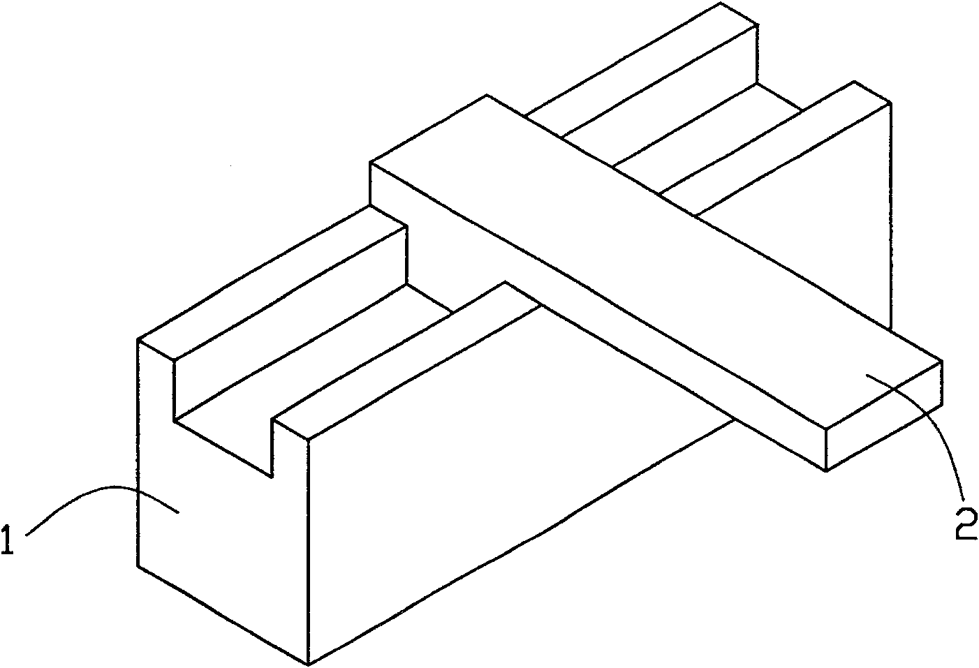 Adjusting device for rotating moudle