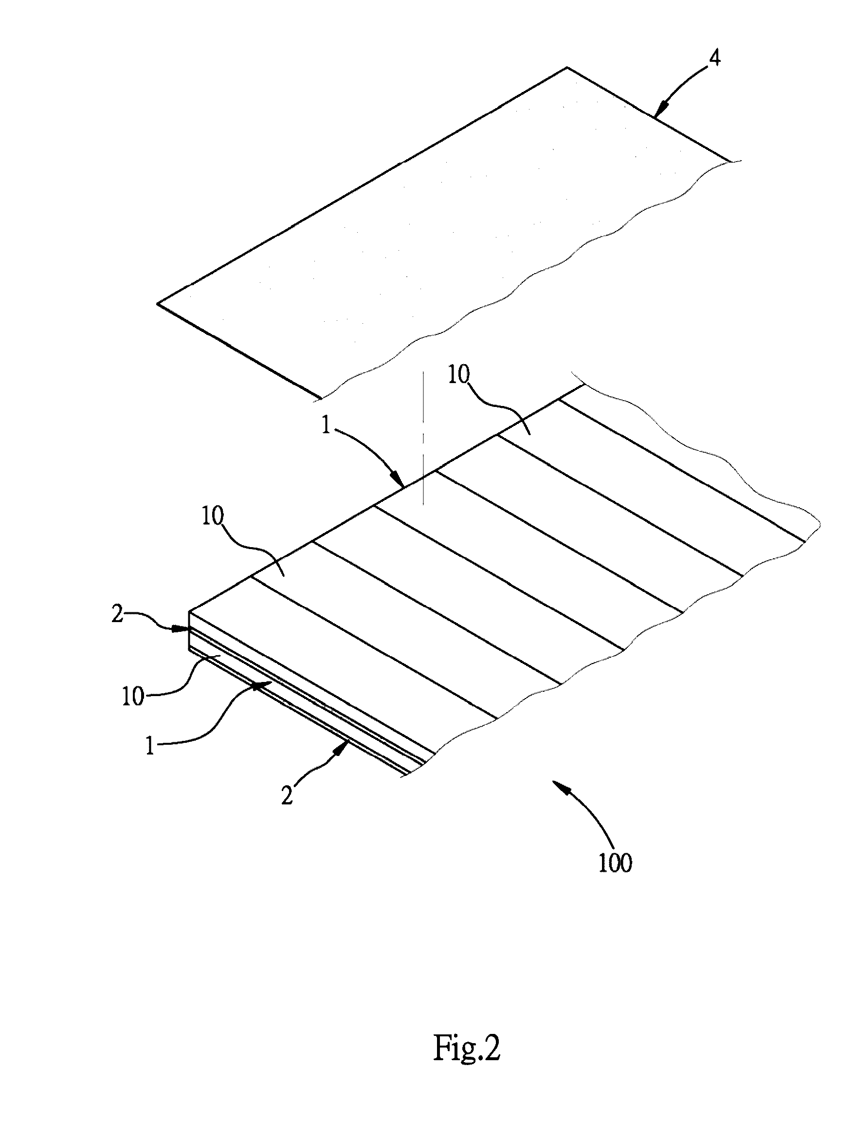 Buffer board structure of a treadmill