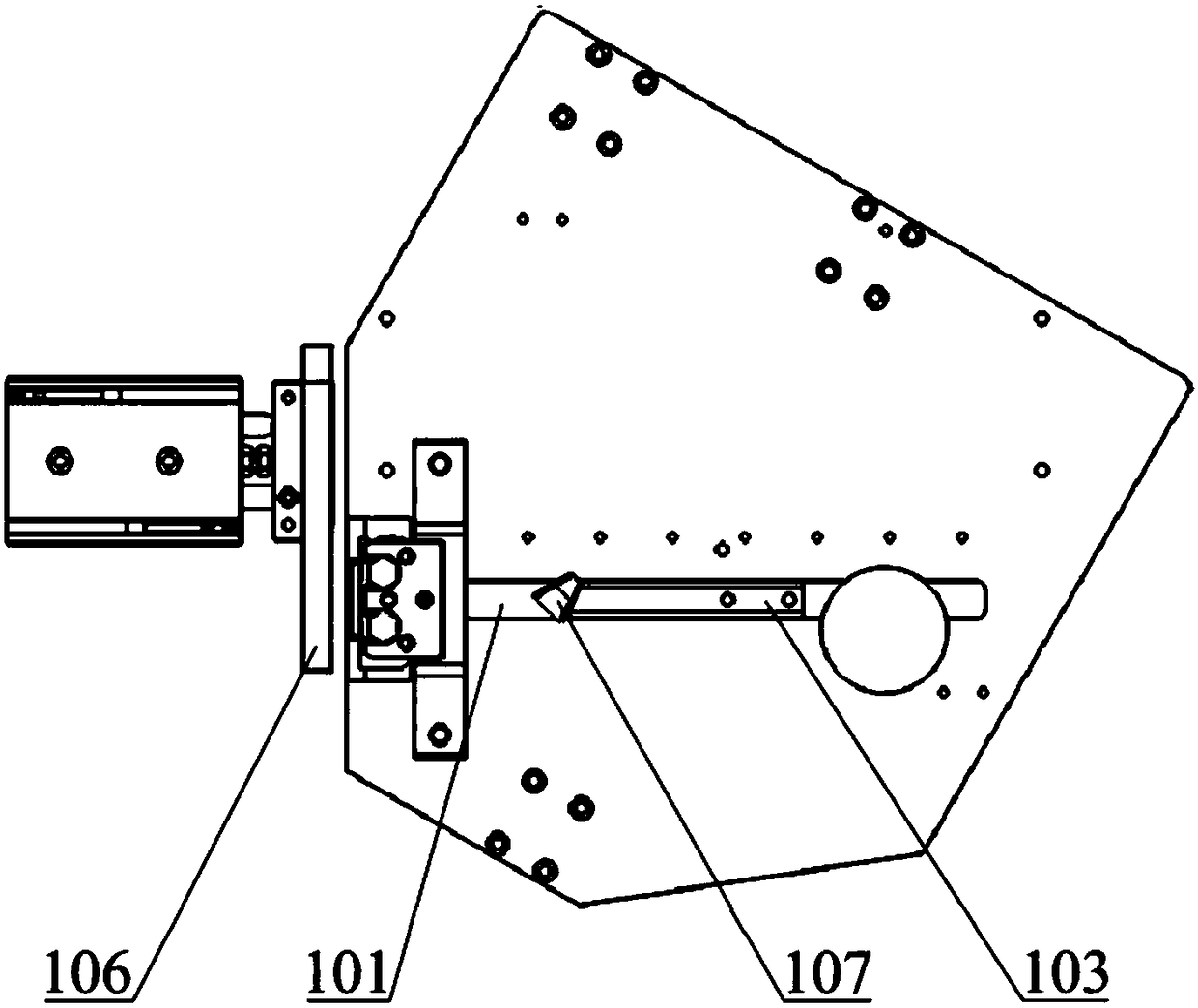 Seed locating device and automatic seed slice sampling equipment