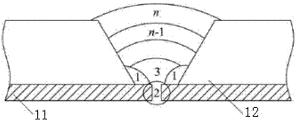 Efficient butt-joint laser welding method for laminated duplex-metal composite material