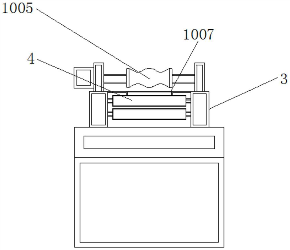 Steel strip tube sheet forming device and processing method thereof