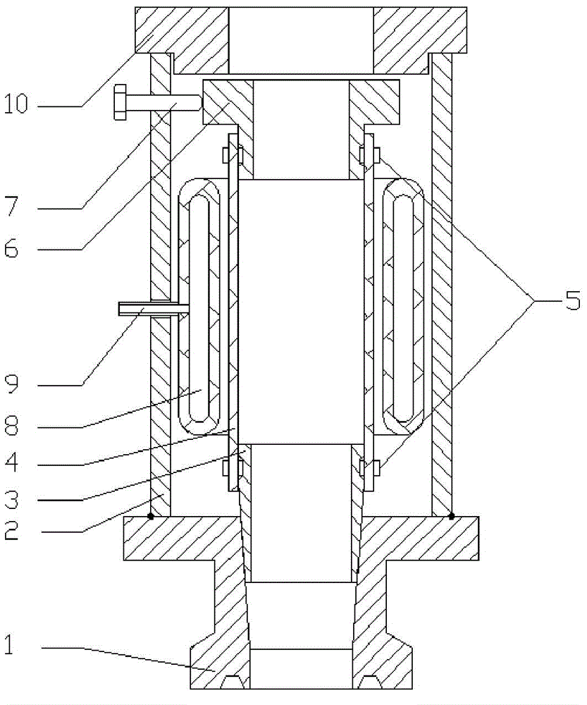 Oil scraping device for sucker rod