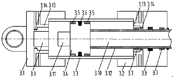 Adjusting device for a Francis turbine