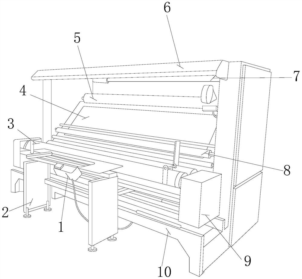 Intelligent numerical-control textile device for non-woven fabric