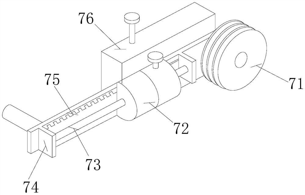 Intelligent numerical-control textile device for non-woven fabric