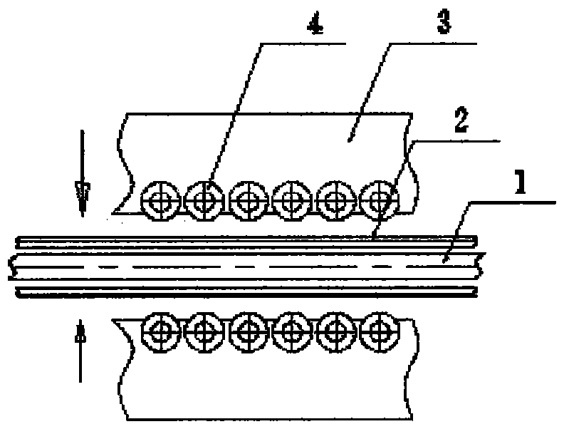 A crawler-type meter counting device