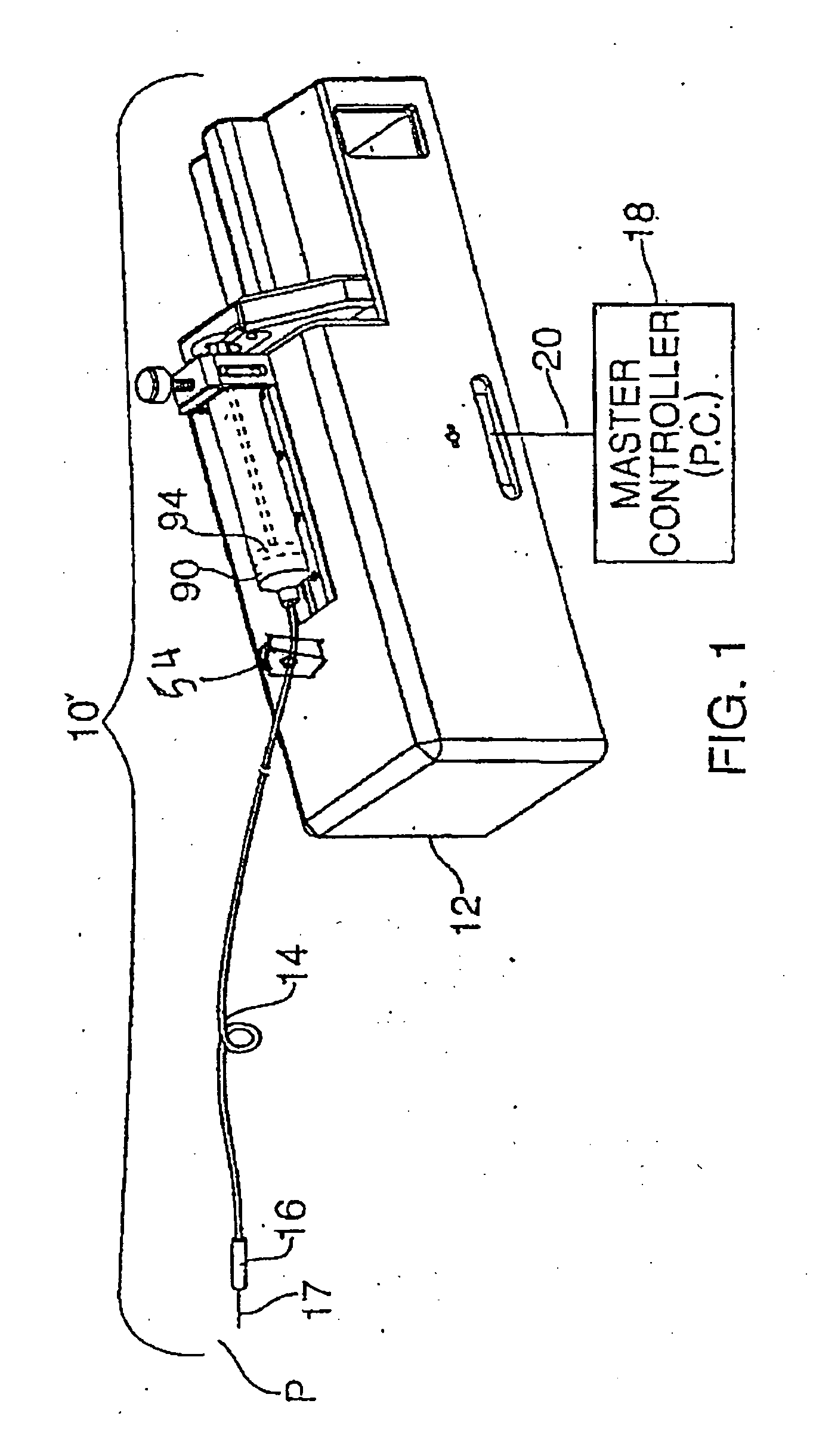 Handpiece for fluid administration apparatus