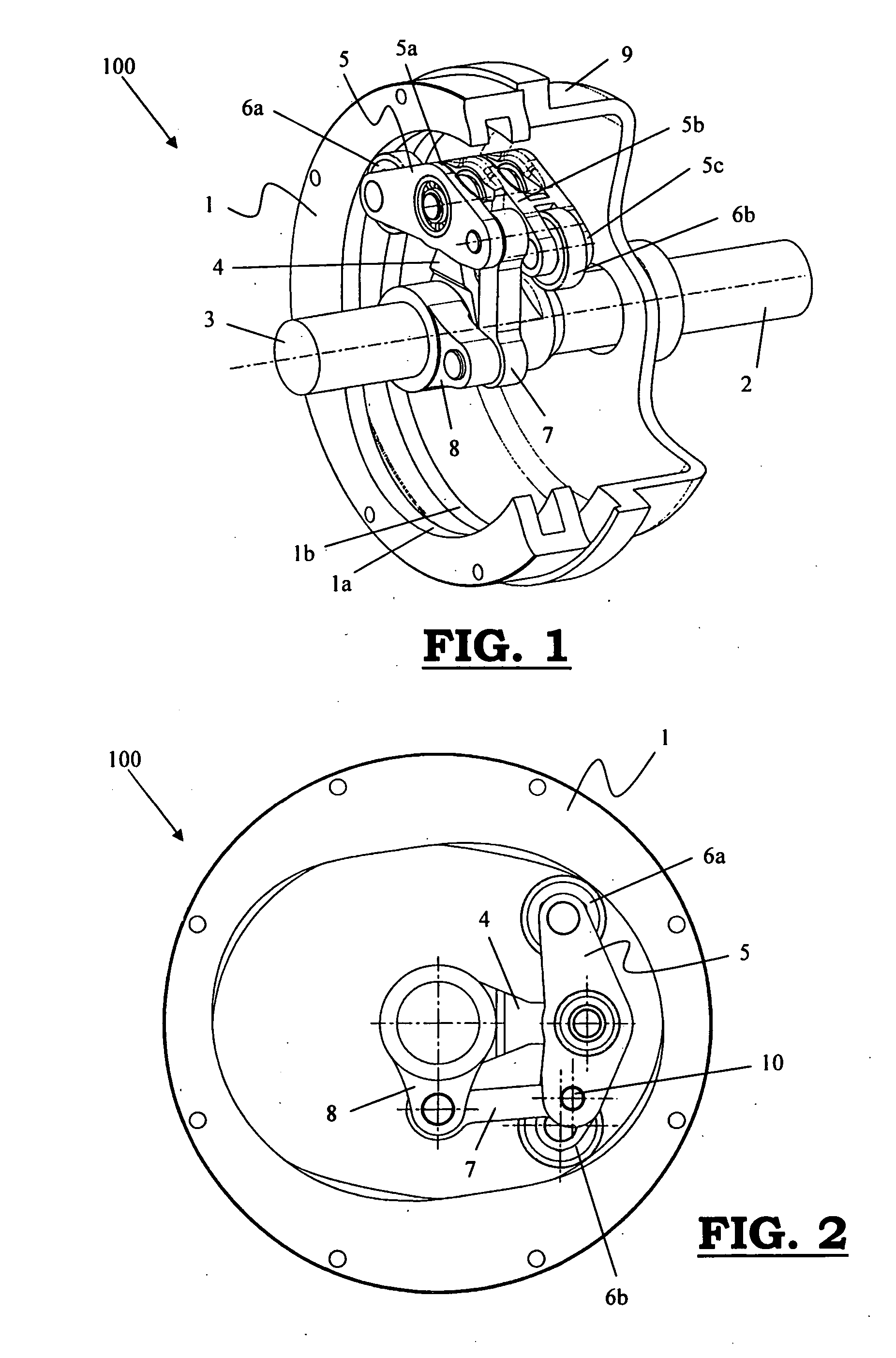 Device for modulating a first rotational motion of an input shaft to a second, different from the first, rotational motion of an output shaft in textile machines