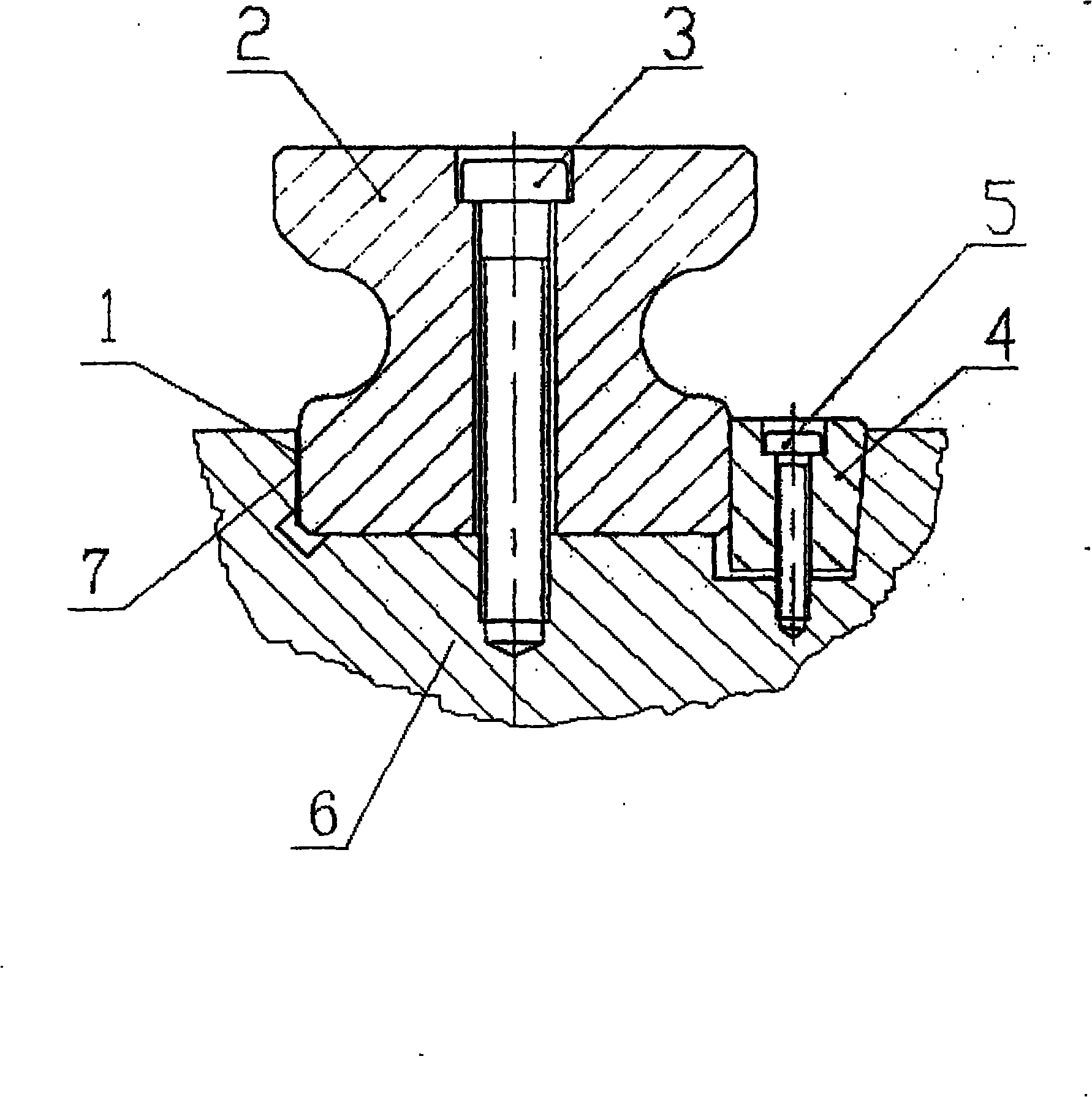 Installing and positioning method of linear guide rail