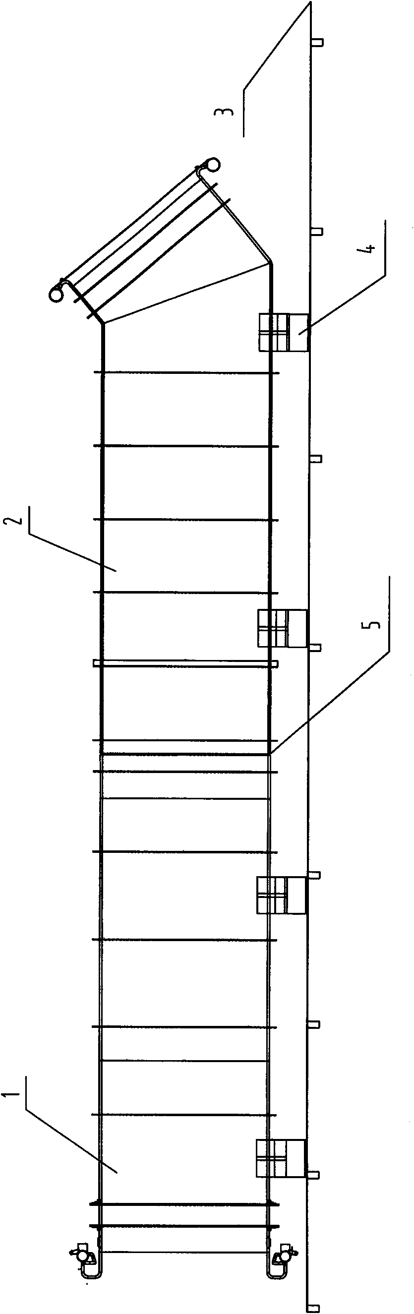 Ground assembling and welding integral installation and construction technology for vaporization-cooling chimney