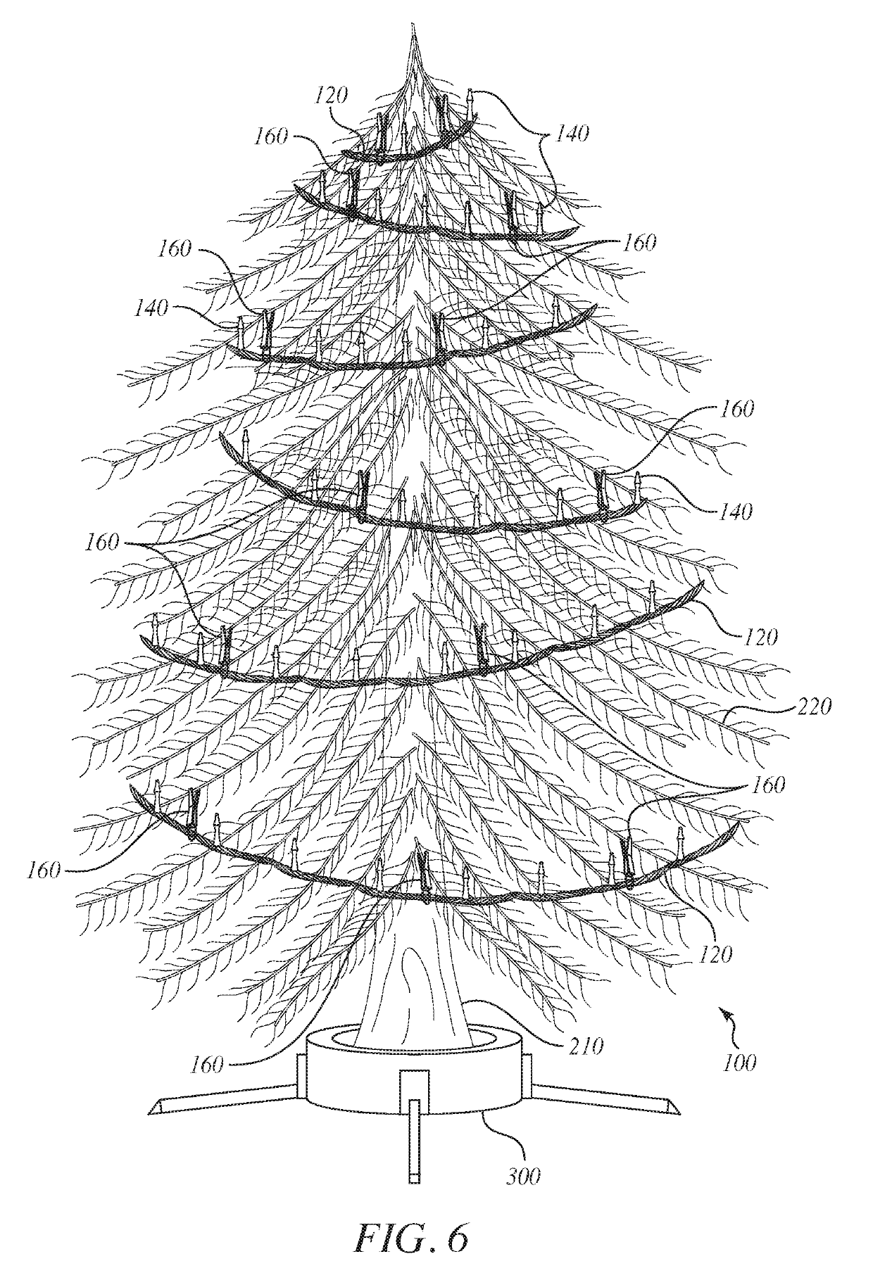 Light string with multiple movable clips