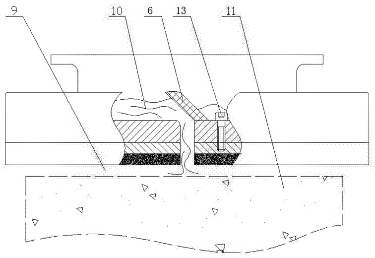 Water grinding head for diamond dust-free pump