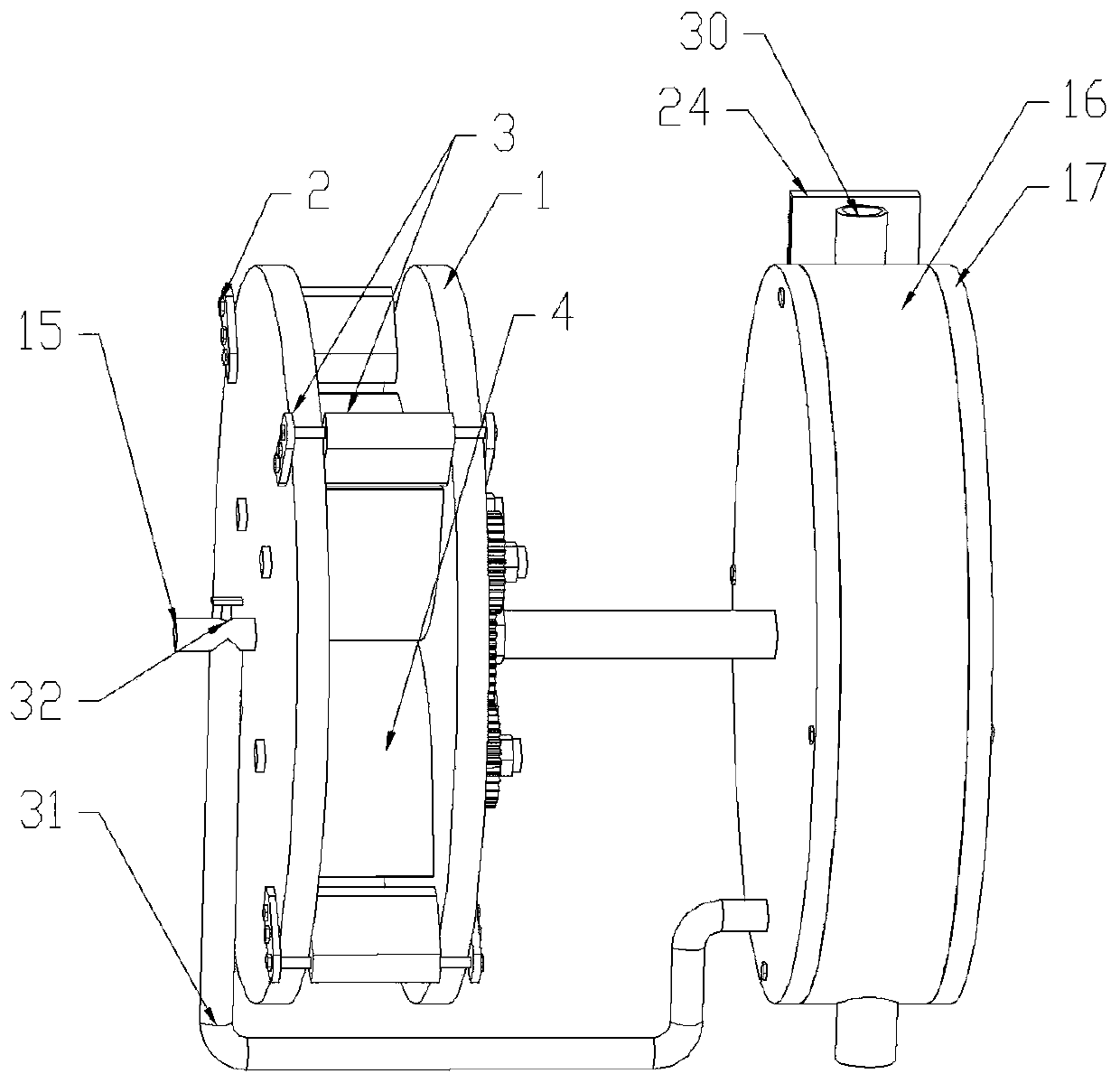 Impeller type rotor engine