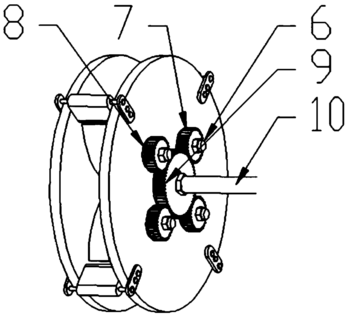 Impeller type rotor engine