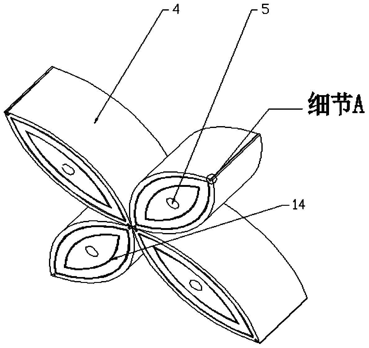 Impeller type rotor engine