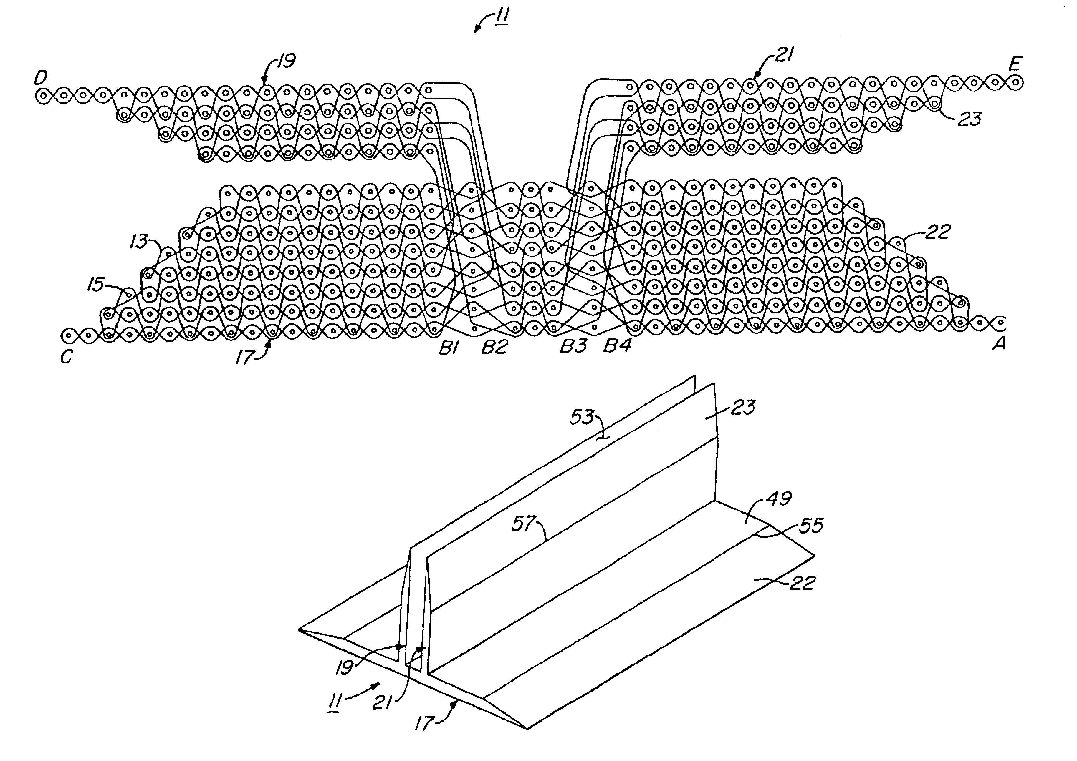 Woven preform for structural joints