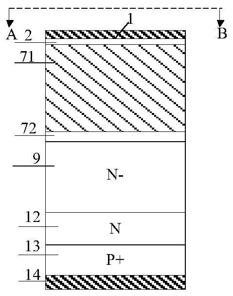 A trench gate charge storage type igbt and its manufacturing method