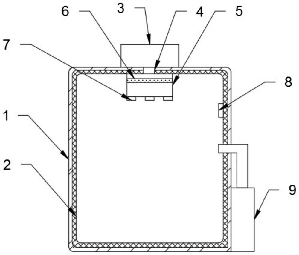 Constant-temperature equivalent air shower equipment