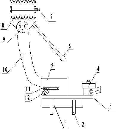 Self-propelled air suction comb tooth type lycium barbarum picking harvester