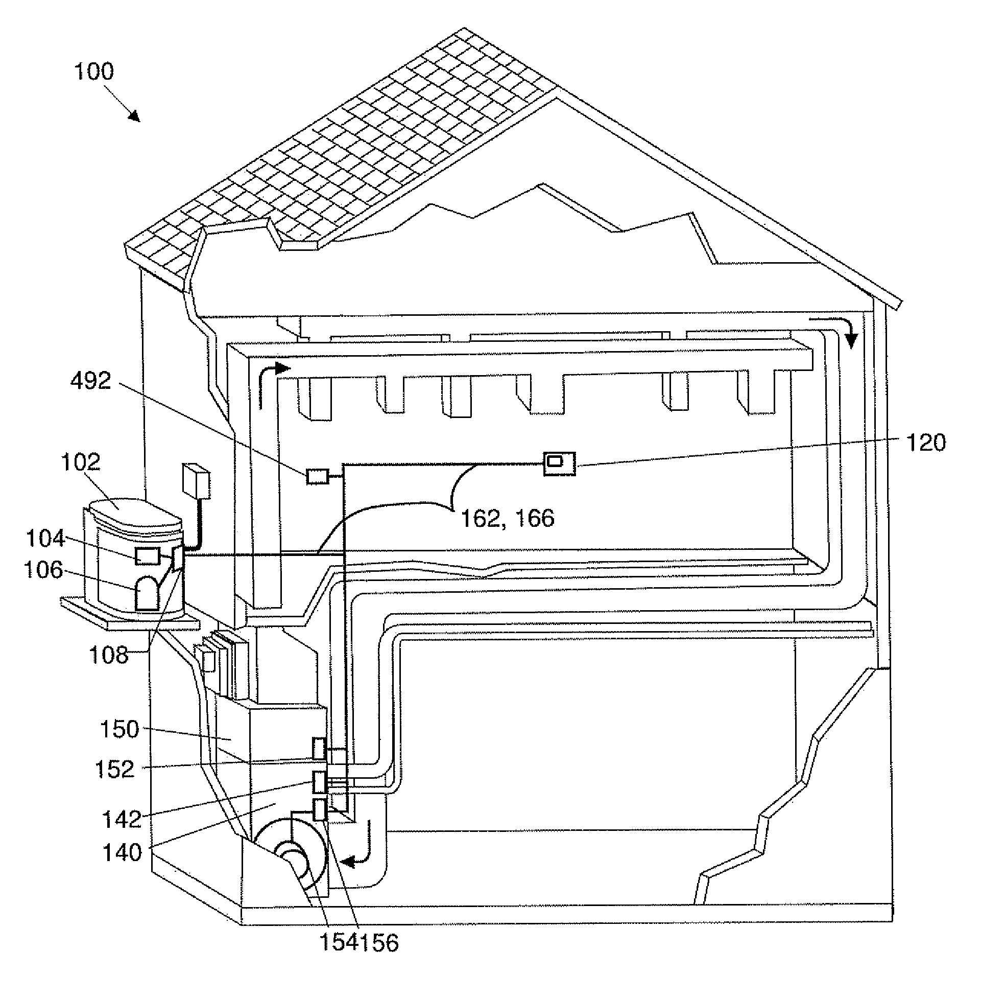 Low voltage power line communication for climate control system