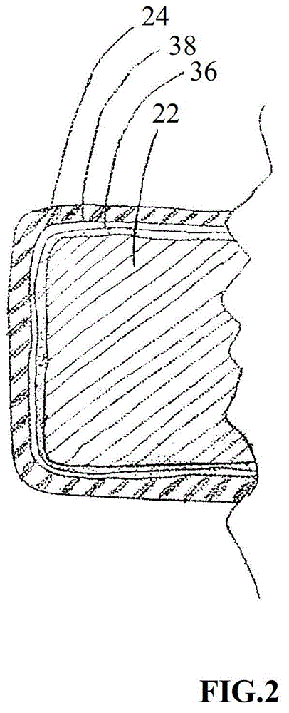 Ethylene-acrylic bonded piston without oven post curing