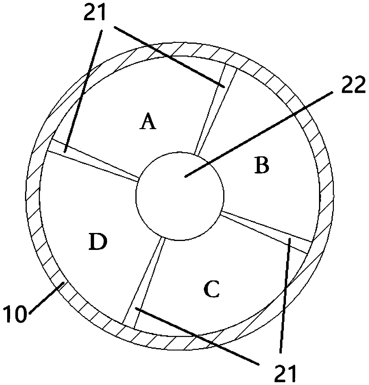 Turbulence flow device, shunt assembly and air conditioning unit