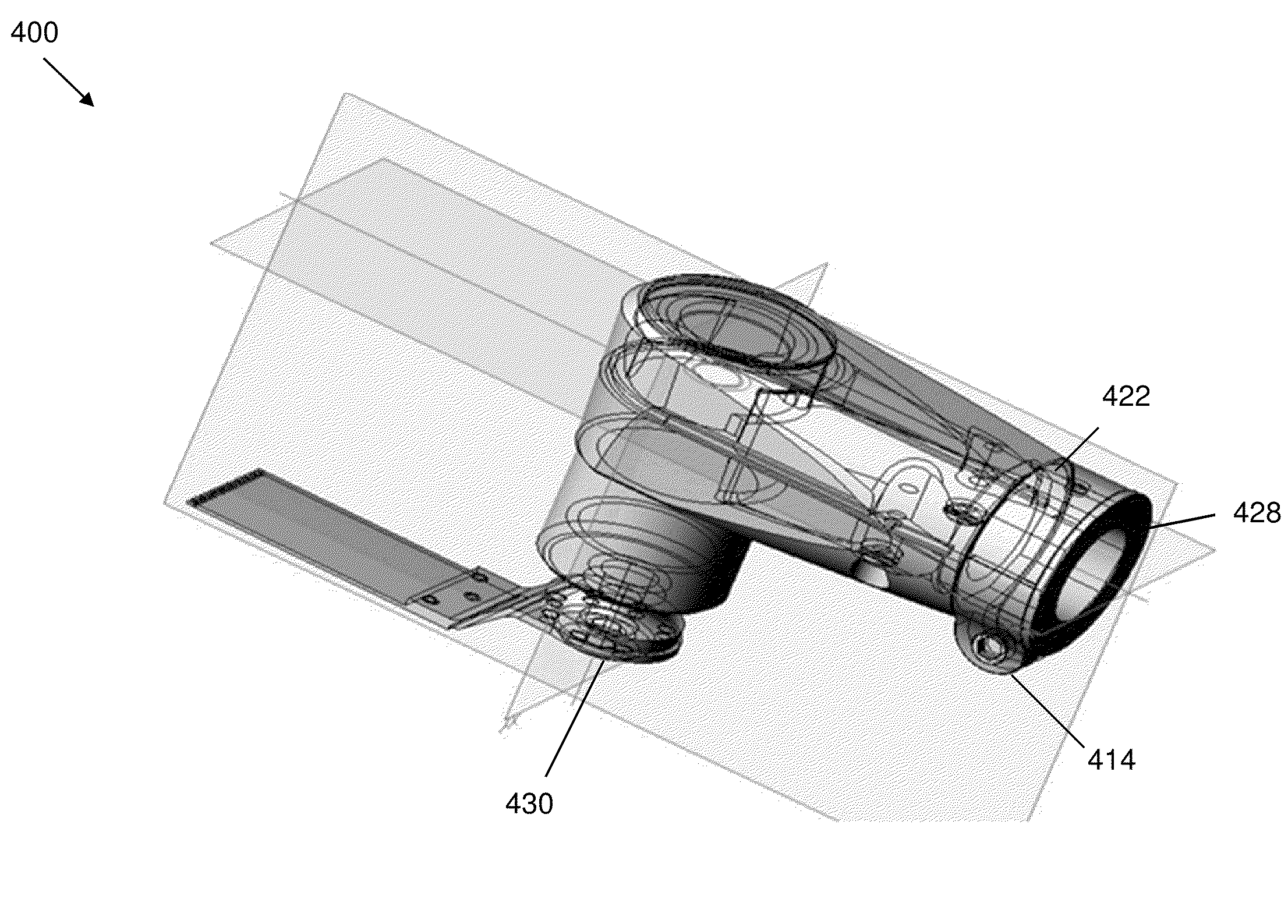 Remote handle for rotary-oscillating tool