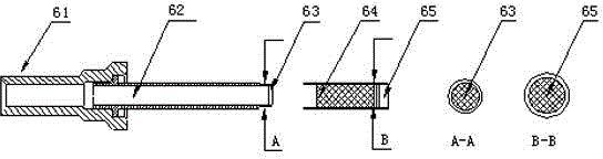 Trapping device and trapping method suitable for smoke released by tobacco material at heating non-burning state