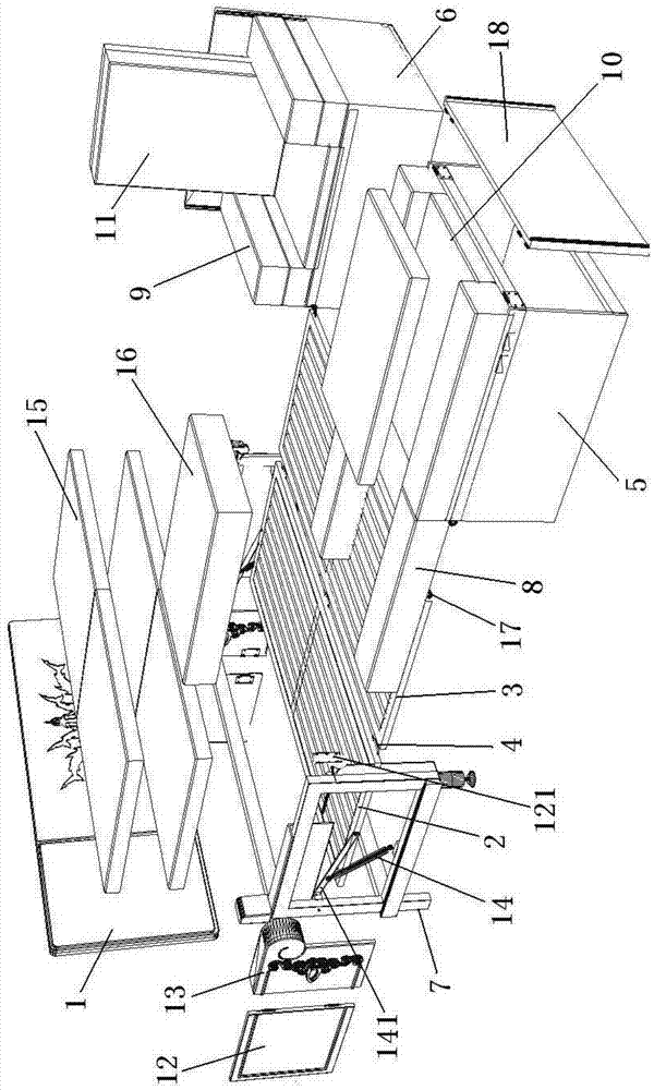 Multifunctional telescopic conversion furniture