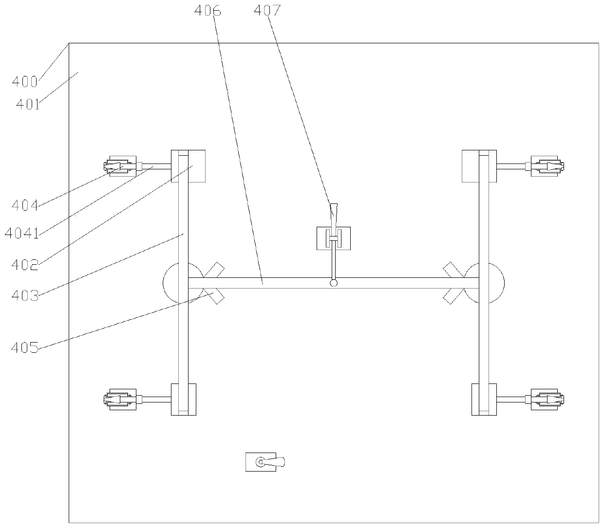 Seat frame welding mechanism used for seat iron stand and welding equipment