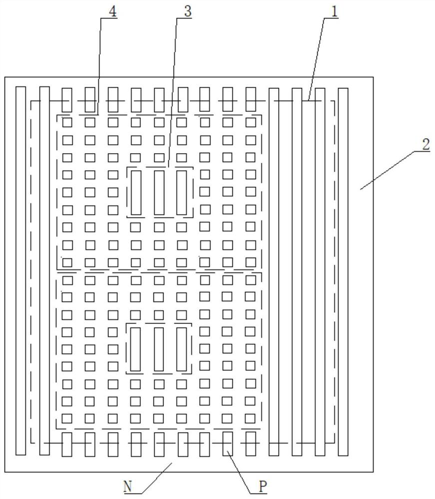 Intelligent super-junction MOS device and manufacturing method thereof