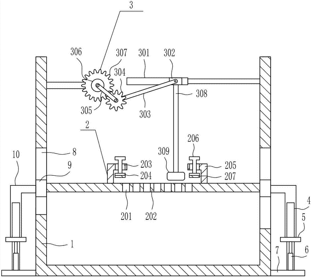 Cleaning device for insulating paint for auxiliary transformer iron core